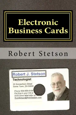 electronic business cards book cover image
