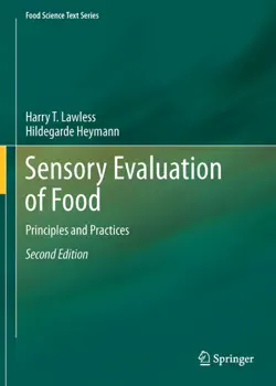 sensory evaluation of food book cover image