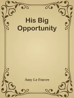 his big opportunity book cover image