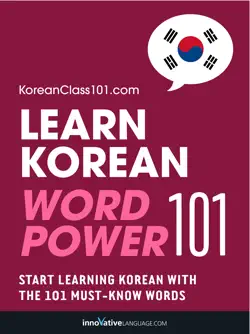 learn korean - word power 101 book cover image