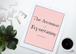 the anatomy of typography book cover image