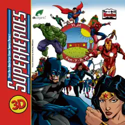 superheroes 3d book cover image