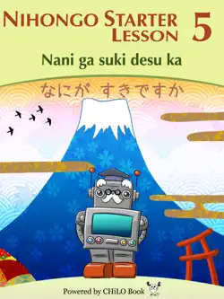 nihongo starter a1 lesson 05 book cover image