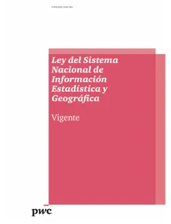ley del sistema nacional de información estadística y geográfica imagen de la portada del libro