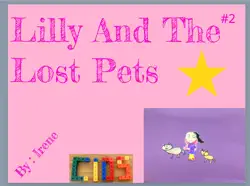 lilly and the lost pets book cover image