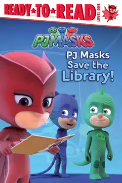 pj masks save the library! book cover image