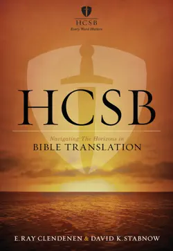 hcsb - bible translation book cover image