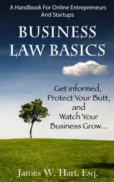 business law basics: a legal handbook for online entrepreneurs and startup businesses book cover image