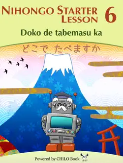 nihongo starter a1 lesson 06 book cover image