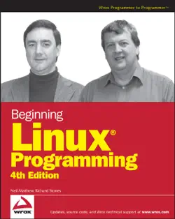 beginning linux programming imagen de la portada del libro