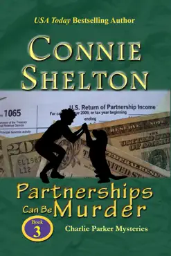 partnerships can be murder: a girl and her dog cozy mystery book cover image