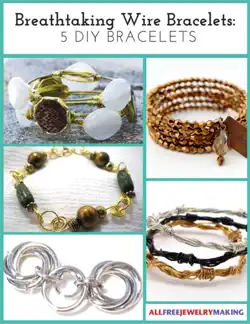 breathtaking wire bracelets-5 diy bracelets book cover image