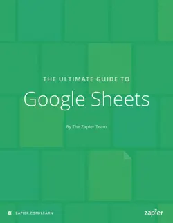 the ultimate guide to google sheets book cover image