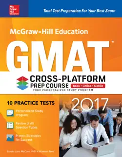 mcgraw-hill education gmat 2017 cross-platform prep course book cover image