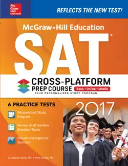 mcgraw-hill education sat 2017 cross-platform prep course book cover image