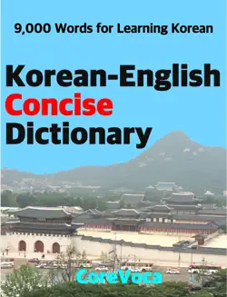 korean-english concise dictionary book cover image