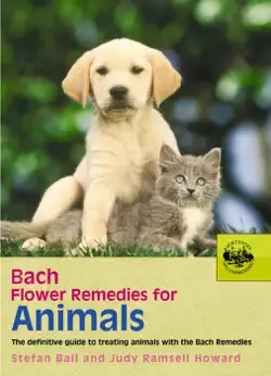 bach flower remedies for animals book cover image