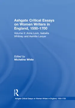 ashgate critical essays on women writers in england, 1550-1700 book cover image