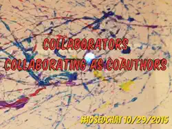 collaborators collaborating as coauthors book cover image