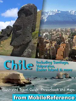 chile: illustrated travel guide, phrasebook and maps, including santiago, valparaiso, easter island & more book cover image