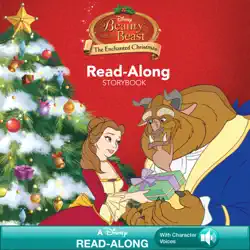 beauty and the beast: the enchanted christmas read-along storybook book cover image
