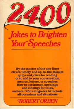 2400 jokes to brighten your speeches book cover image