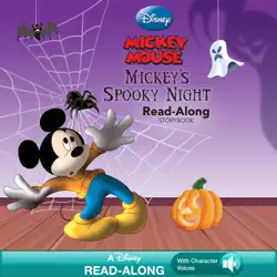 mickey's spooky night read-along storybook book cover image