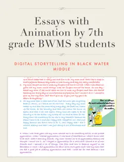 essays with animation by 7th grade bwms students book cover image