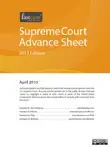 U.S. Supreme Court Advance Sheet April 2013 synopsis, comments