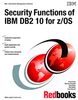 security functions of ibm db2 10 for z/os book cover image