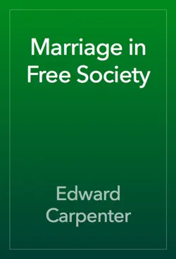 marriage in free society book cover image