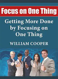 focus on one thing book cover image