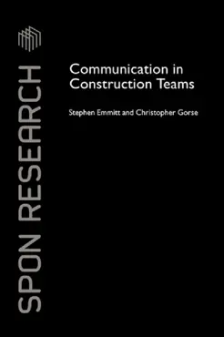 communication in construction teams book cover image