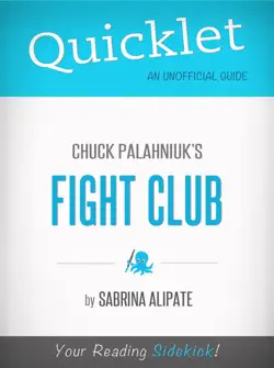 quicklet on fight club by chuck palahniuk book cover image