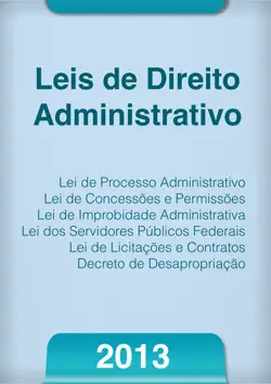 leis de direito administrativo 2013 book cover image
