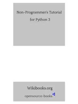 non-programmer's tutorial for python 3 book cover image