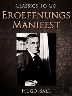 eroeffnungs-manifest, 1. dada-abend book cover image