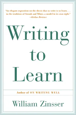 writing to learn book cover image