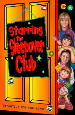 starring the sleepover club imagen de la portada del libro