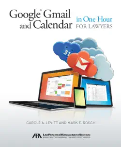 google gmail and calendar in one hour for lawyers book cover image
