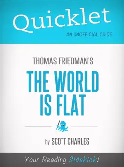 quicklet on thomas friedman's the world is flat (cliffnotes-like book summary) book cover image