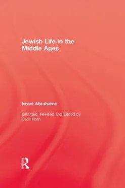 jewish life in the middle ages book cover image