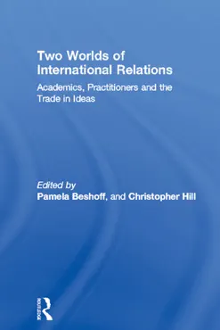two worlds of international relations book cover image