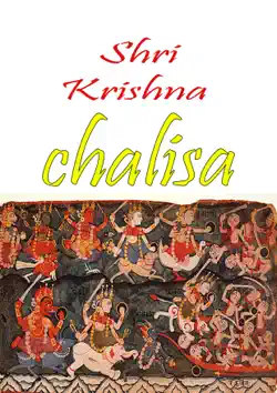 shri krishna chalisa book cover image