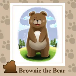 brownie the bear book cover image