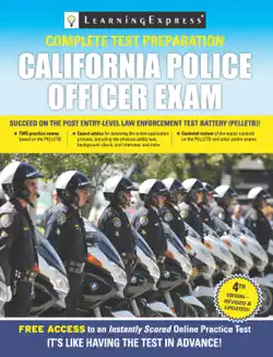 california police officer exam book cover image