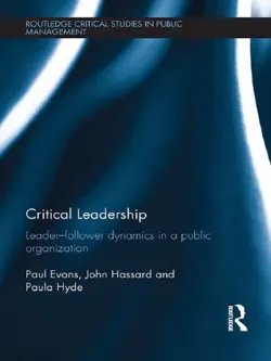 critical leadership imagen de la portada del libro