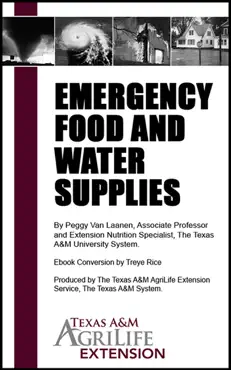 emergency food and water supplies book cover image