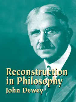 reconstruction in philosophy book cover image