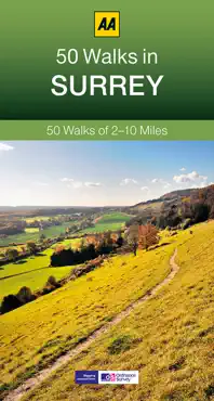 50 walks in surrey book cover image